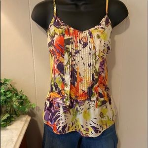 Abstract Tropical Tank by Jessica Simpson sz small
